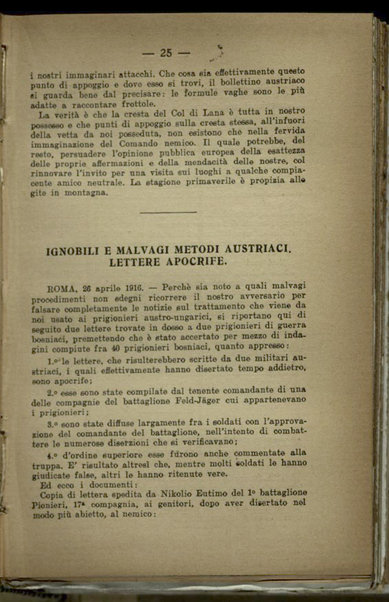 Il diario della nostra guerra : bollettini ufficiali dell'esercito e della marina